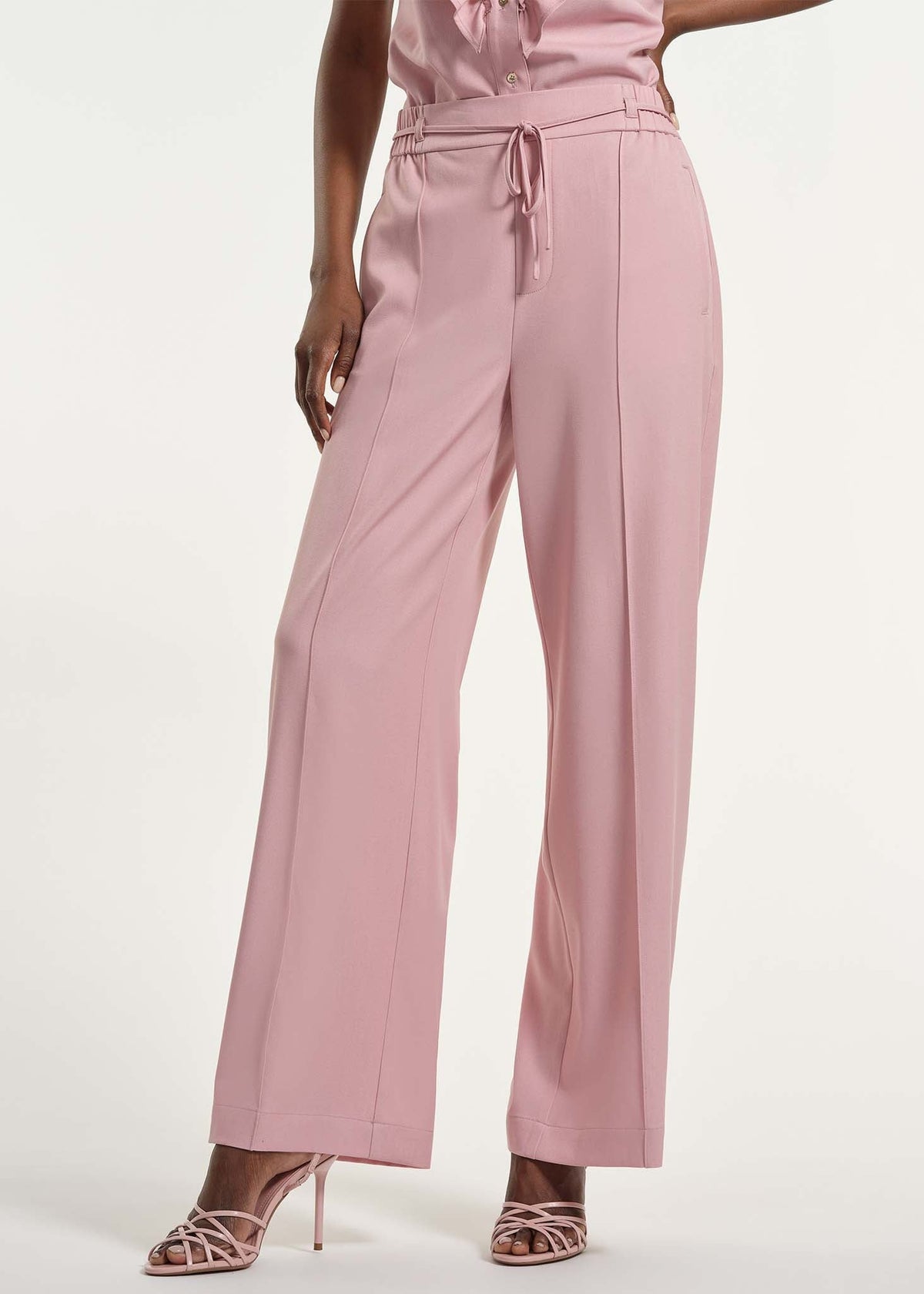 Chambray Pull On Pants