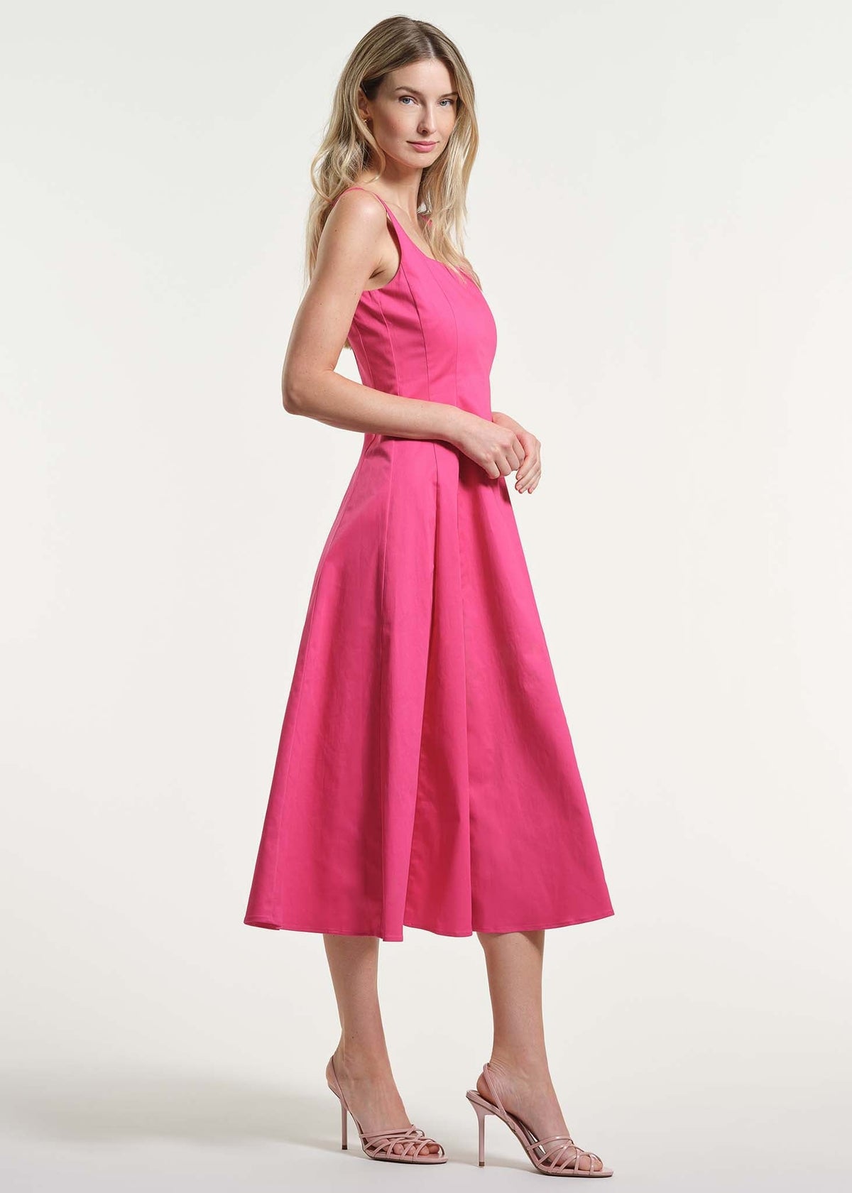 Seamed Midi Dress