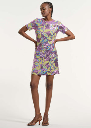 Sequin Shift Dress