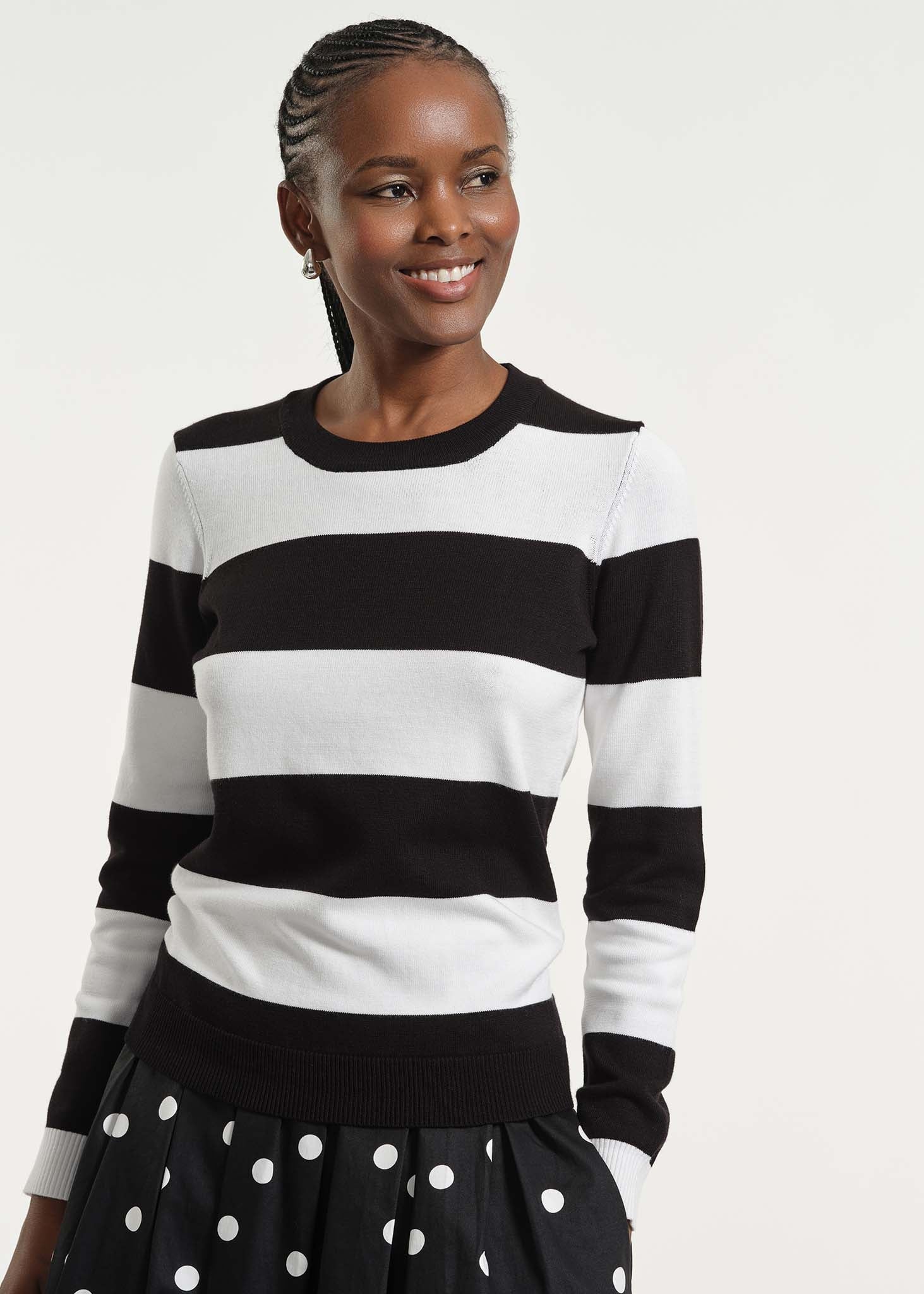 Crew Neck Knit Sweater