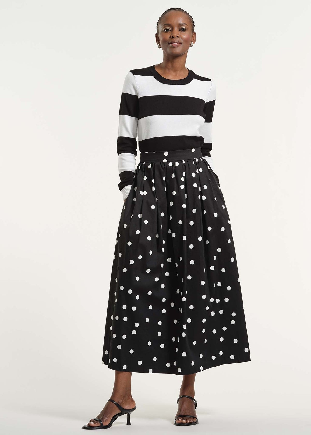 Printed Circle Skirt