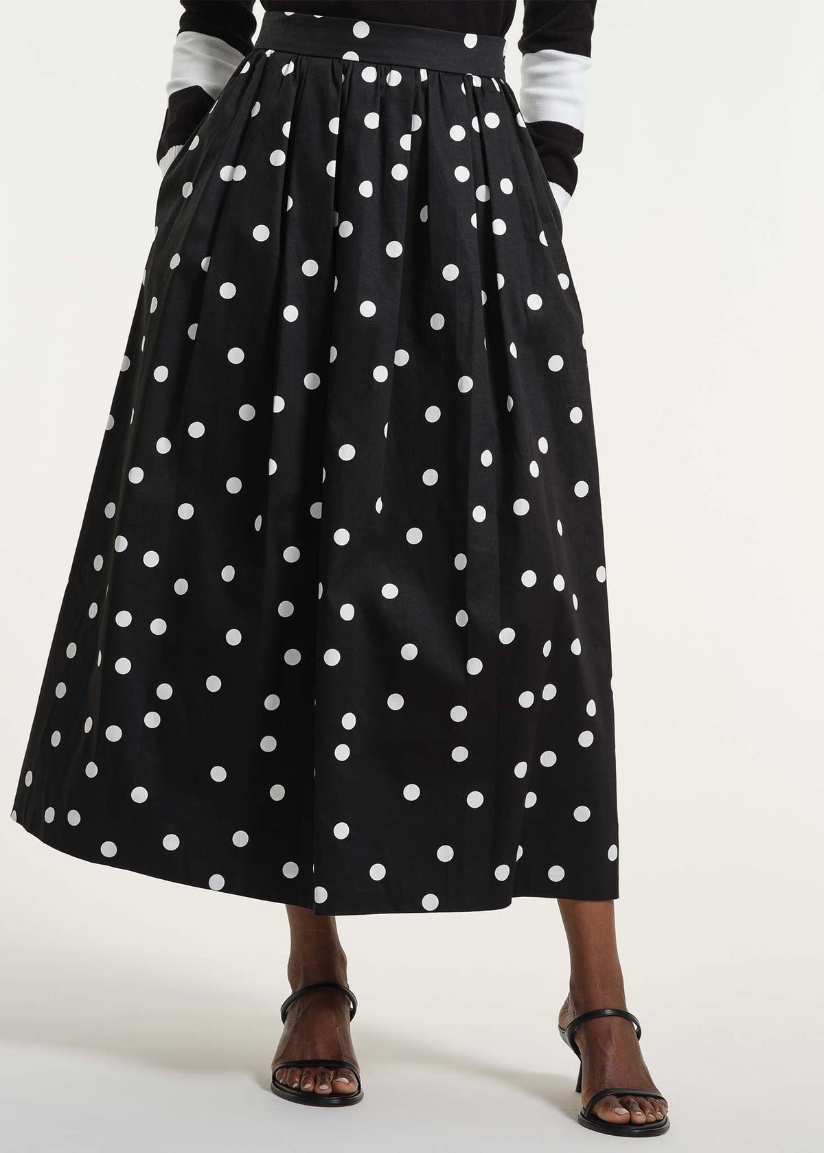 Printed Circle Skirt