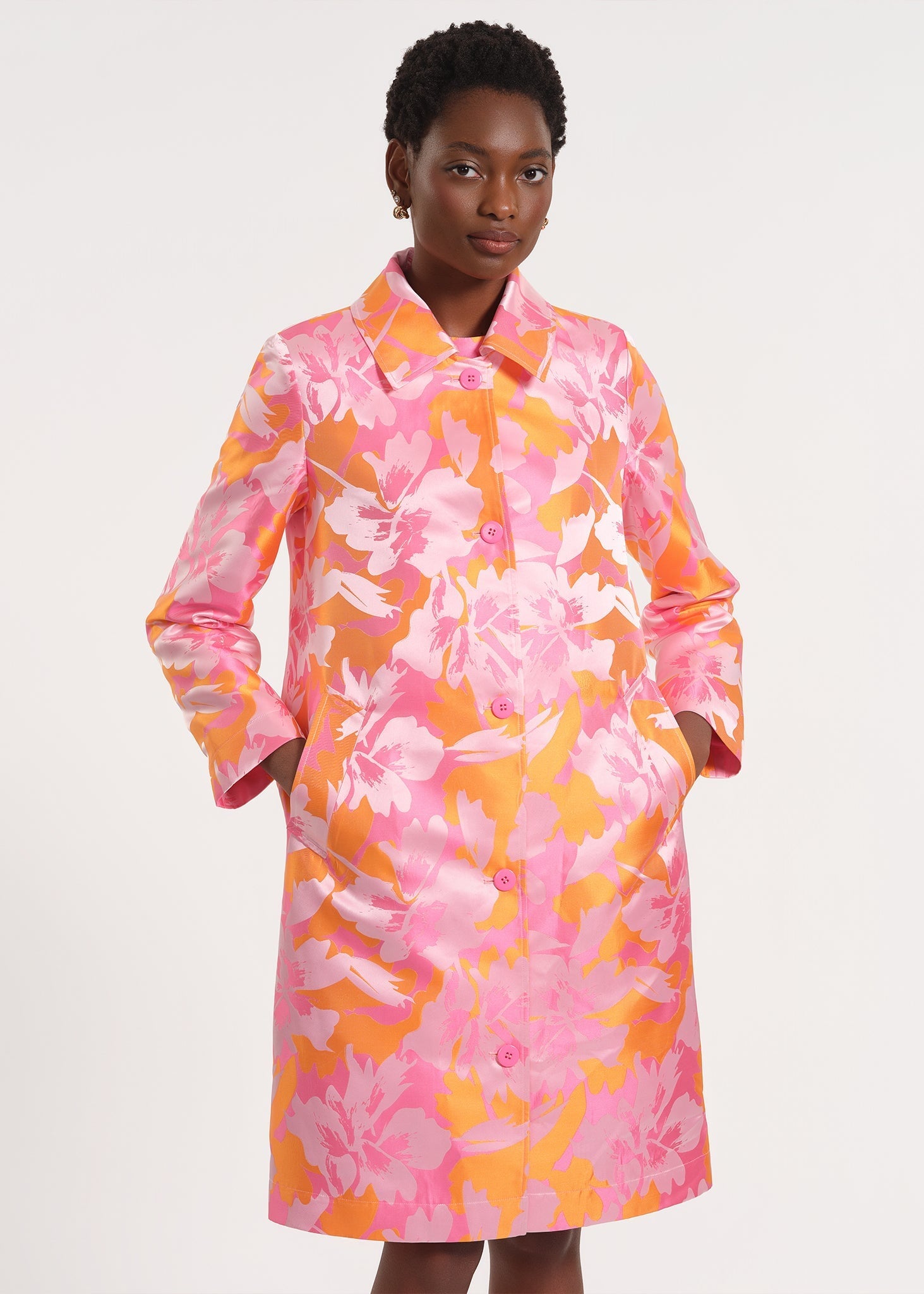 Brocade Jacket with Tailored Fit