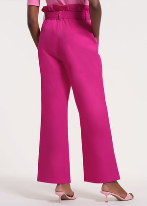 High-Waisted Paper Bag Pants