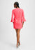 V Neck Dress with Flare Hem Sleeve