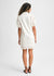 Eyelet Short Puff Sleeve Shirt Dress