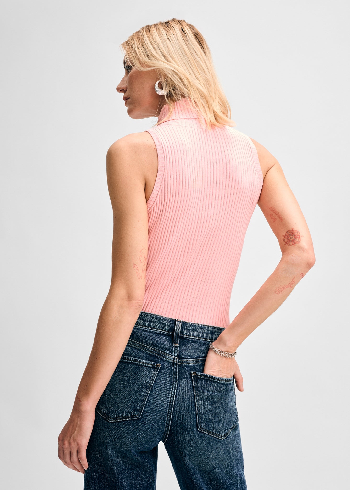 prank project Henley Bouclé Knit Tank prank project Henley Bouclé Knit Tank PRE ORDER] Henley