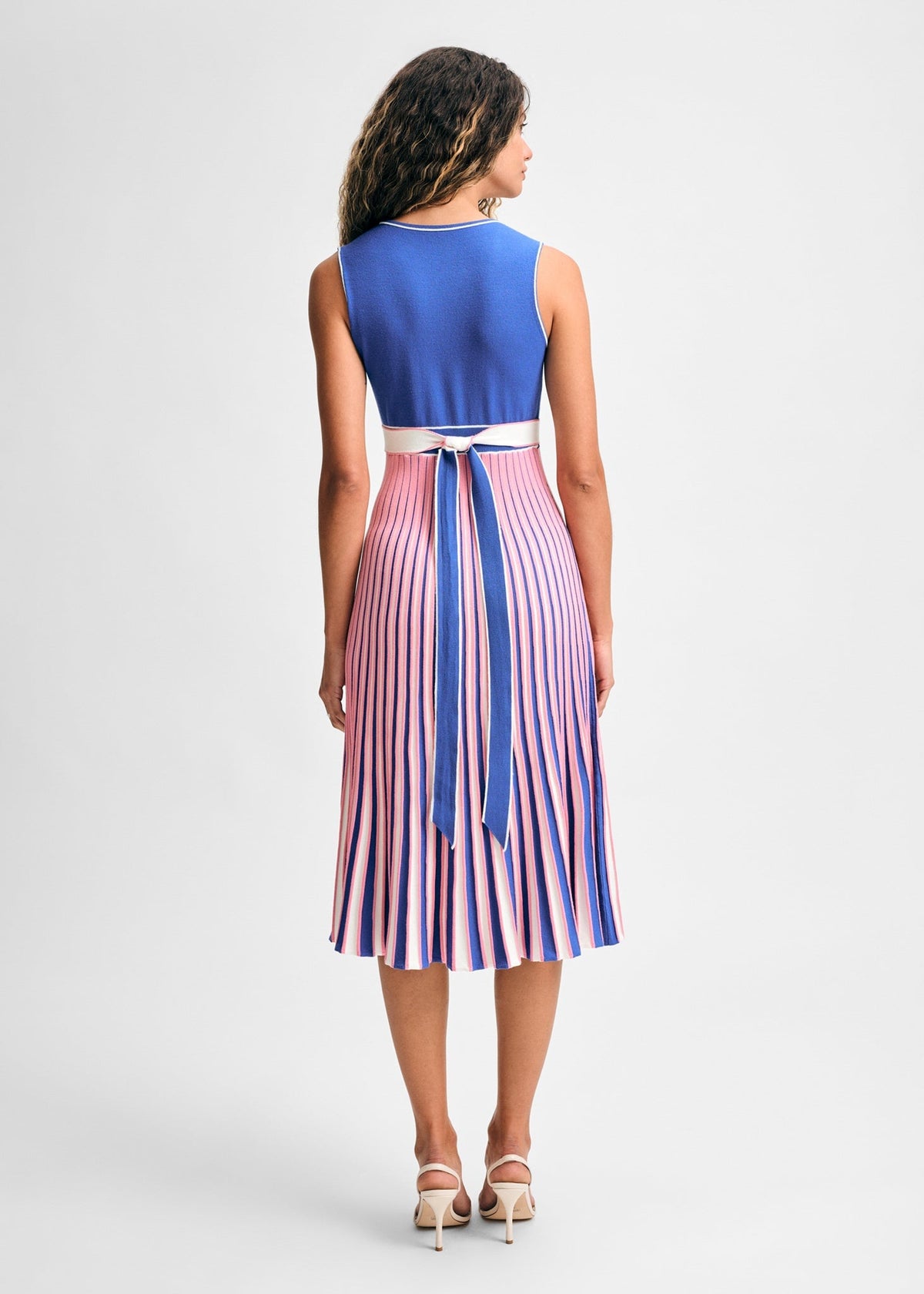 Striped Midi Sweater Dress