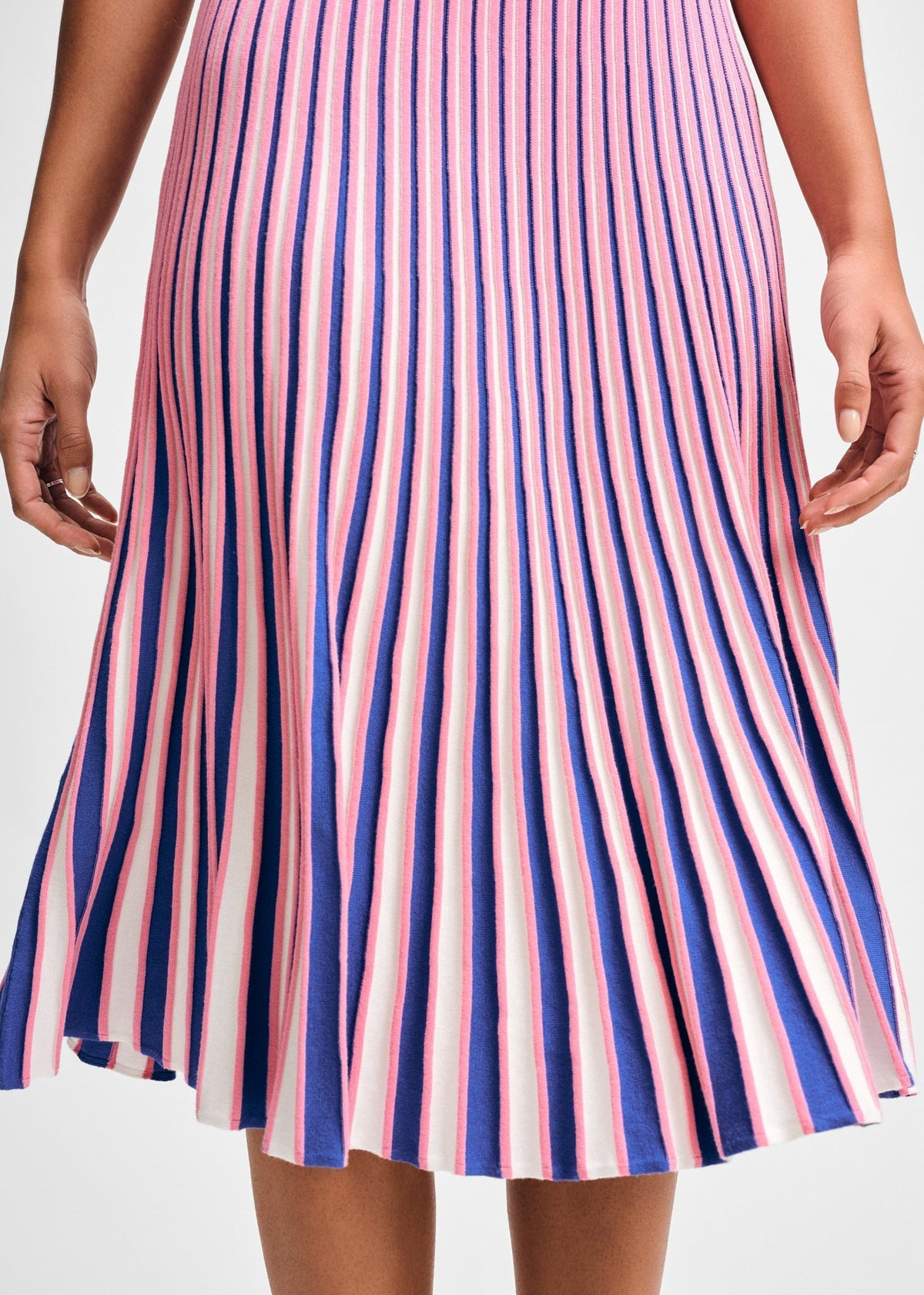 Striped Midi Sweater Dress
