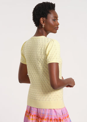 Peter Pan Collar Knit Top