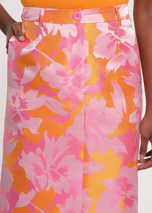 Brocade Pencil Skirt