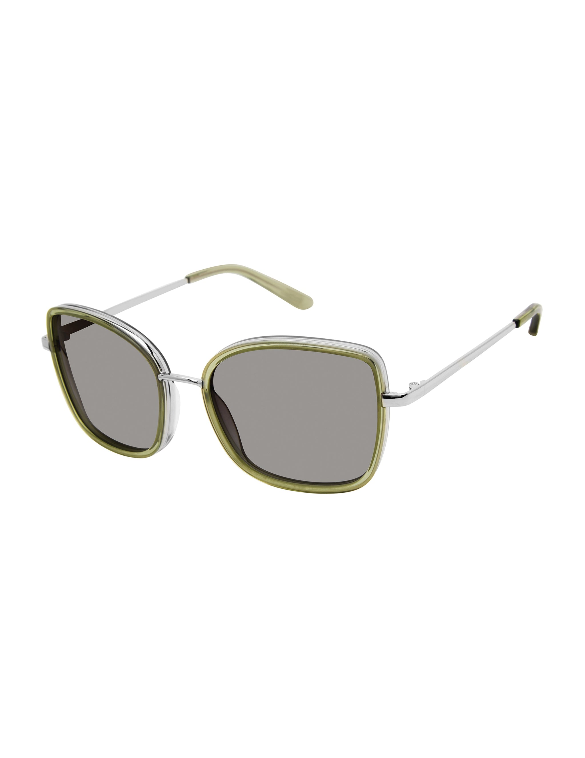 Isaac Mizrahi Combination Frame Gradient Lense Sunglasses