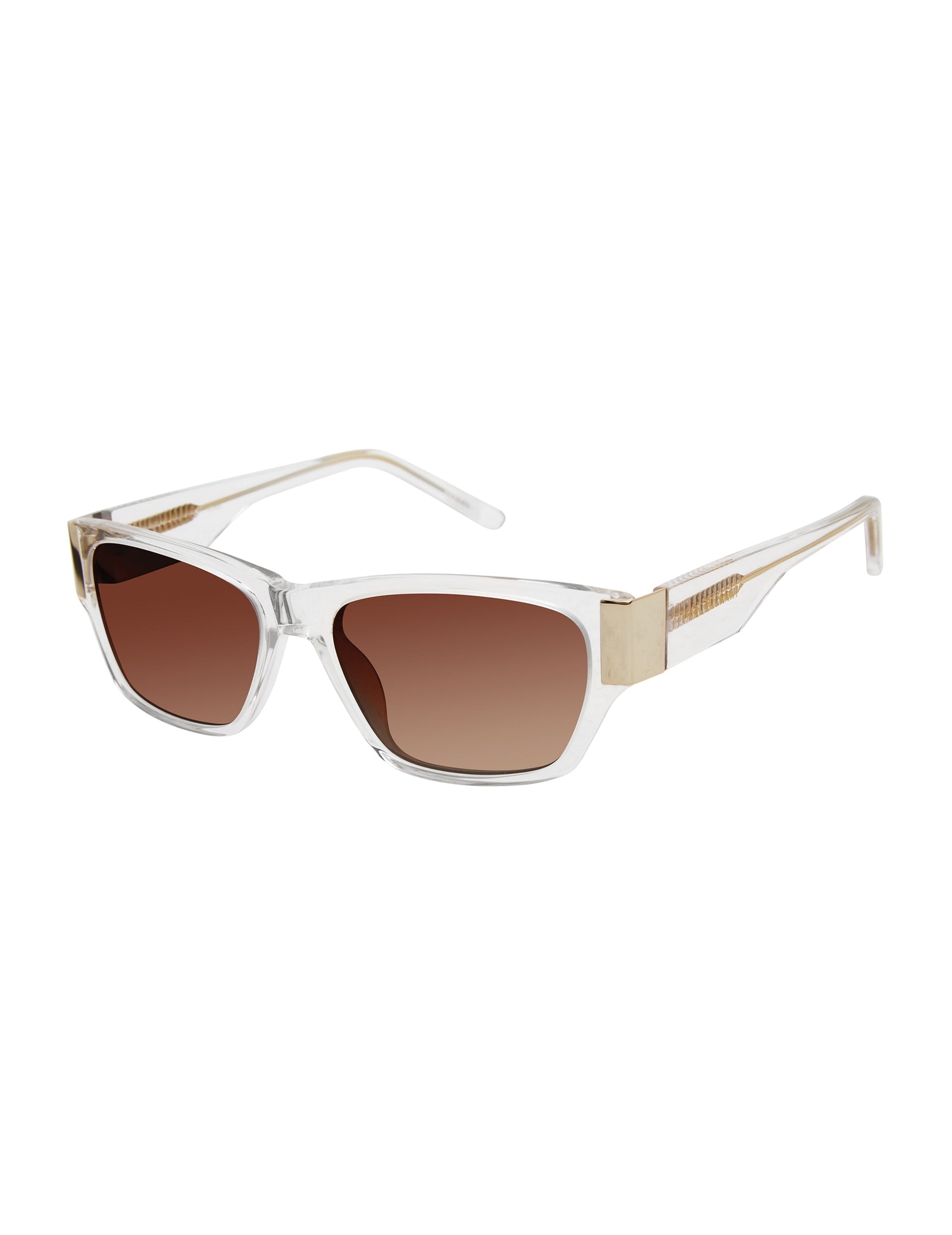 Rectangular Plastic Frame Sunglasses