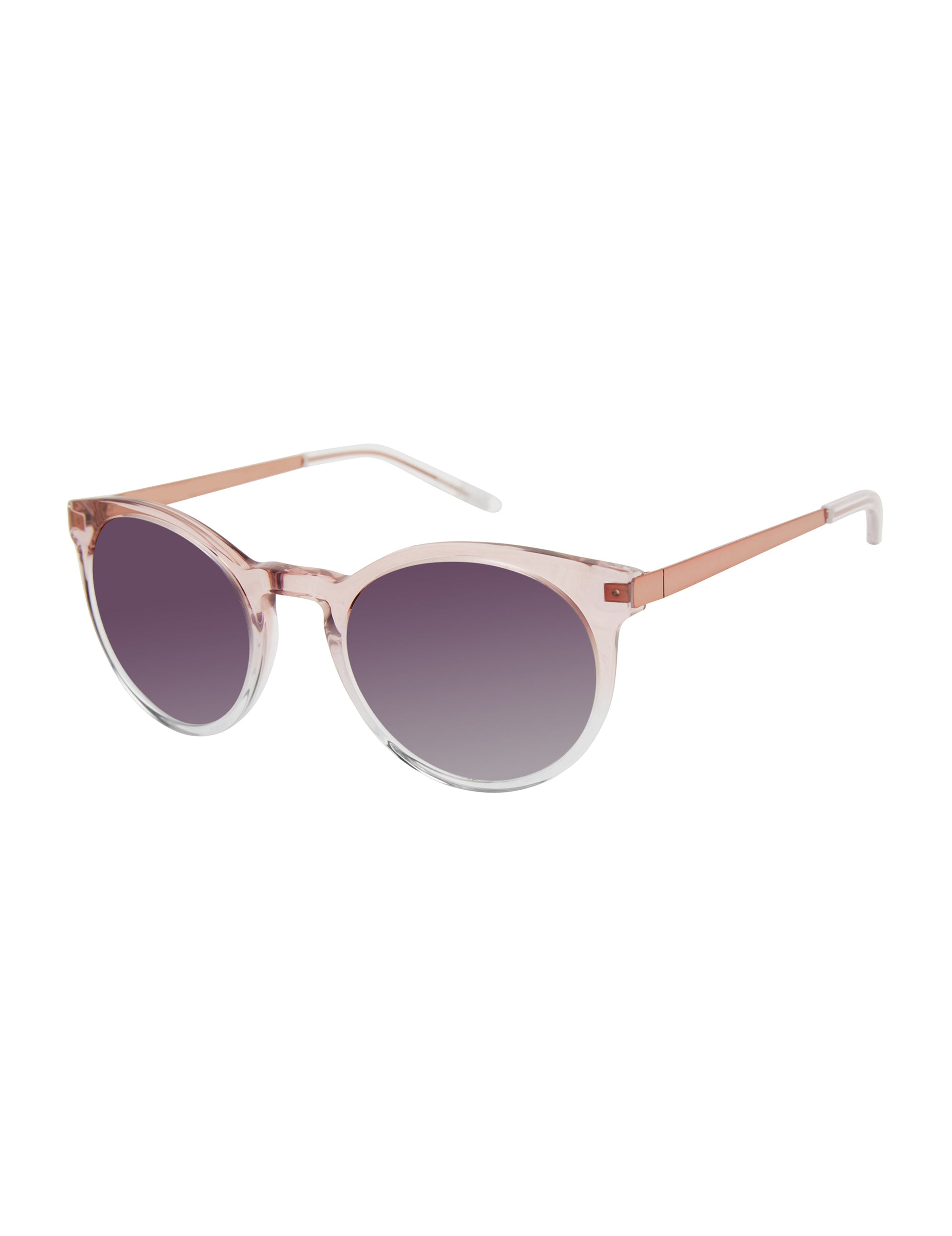 Plastic Frame Round Sunglasses