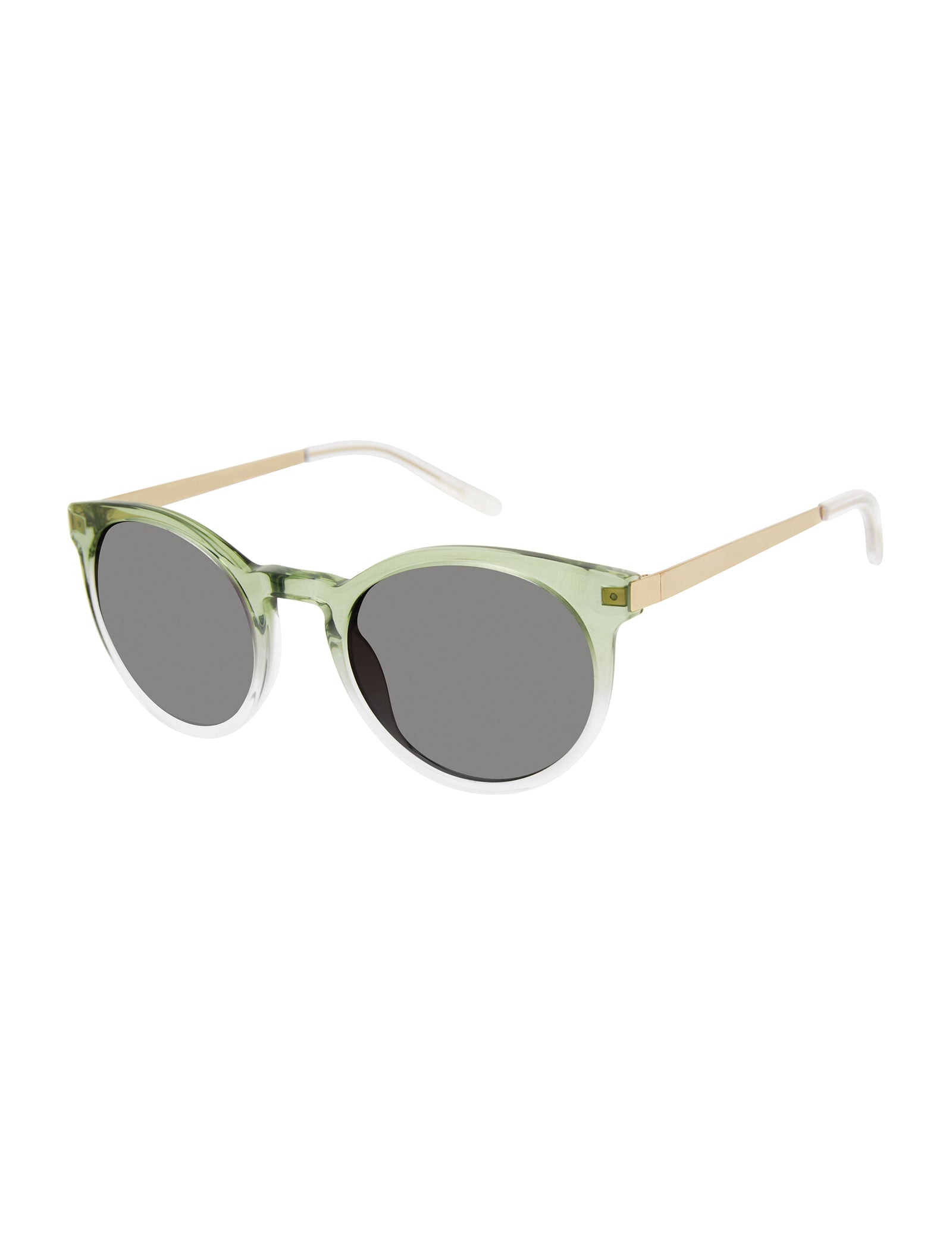 Plastic Frame Round Sunglasses