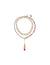 2pc Gold Tone and Beaded Toggle Y Necklace
