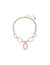 Multi Color Link Statement Necklace