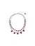 2 Row Pearl and Stone Statement Necklace