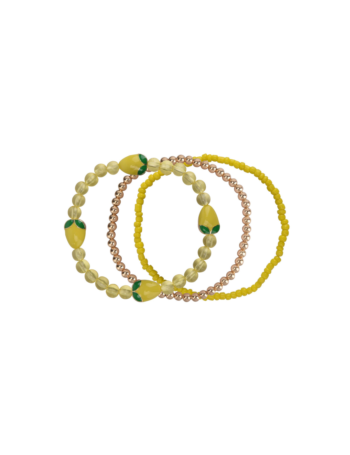 3pc Beaded Stretch Bracelet Set