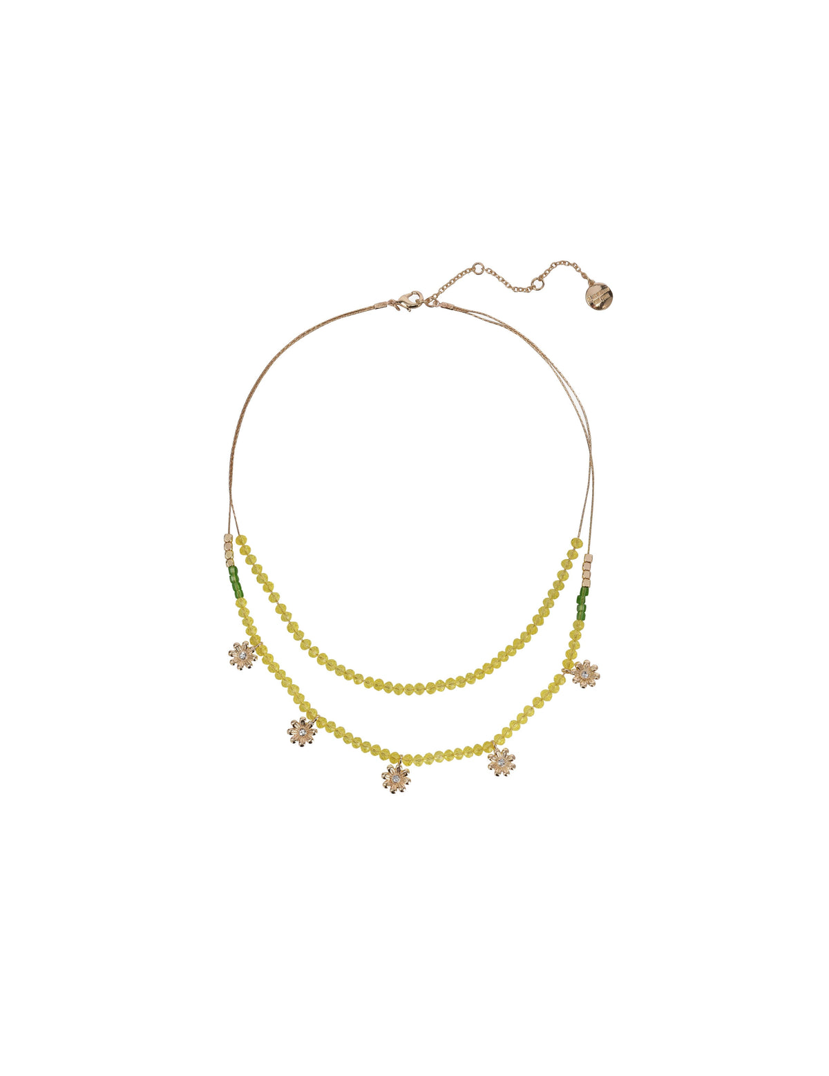 2 Row Beaded Necklace