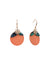 Orange Drop Earrings