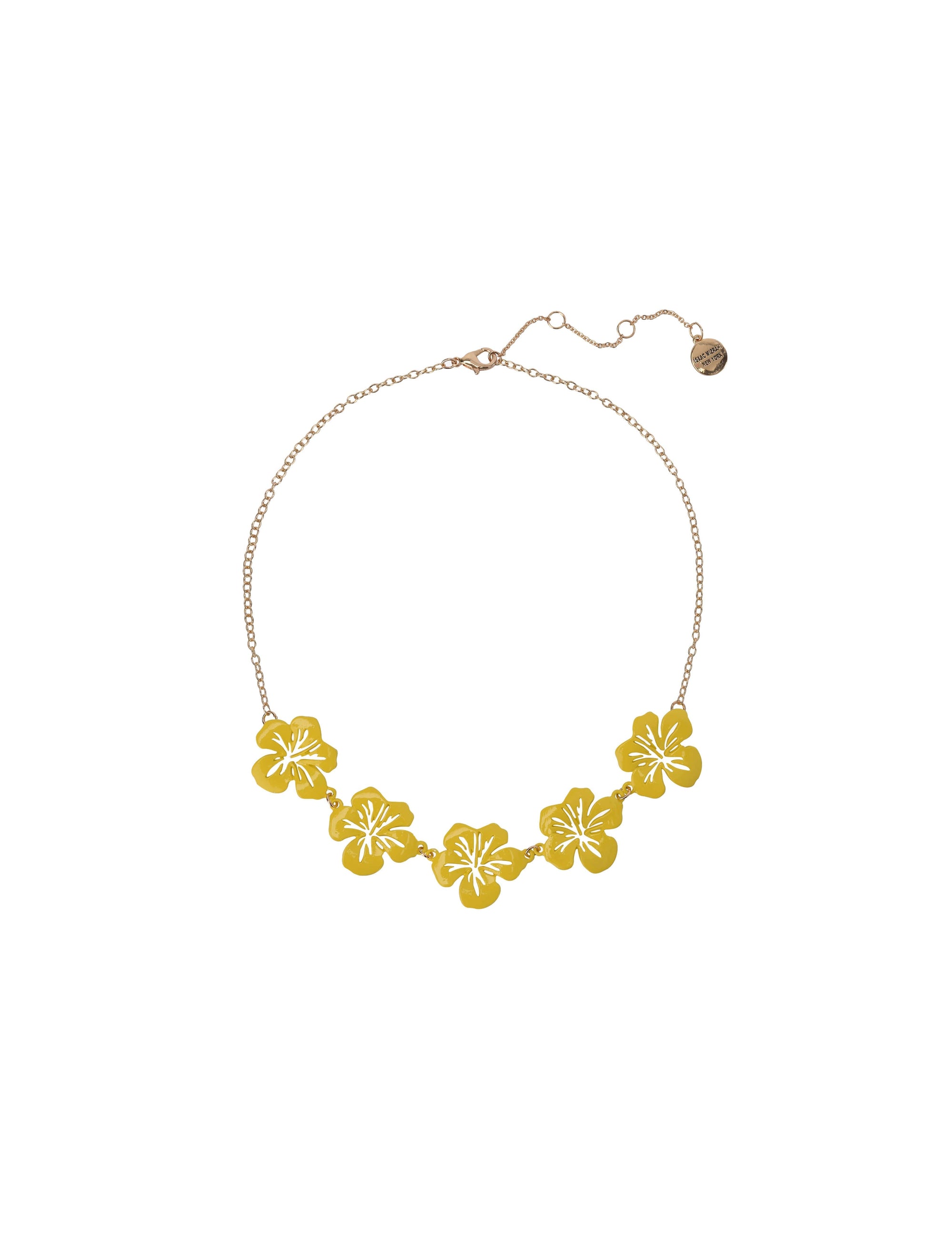 Yellow Flower Collar Necklace