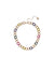 Gold Tone and Color Link Collar Necklace