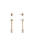 Stud and Linear Duo Earring Set