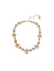 Gold Tone Flower Collar Necklace